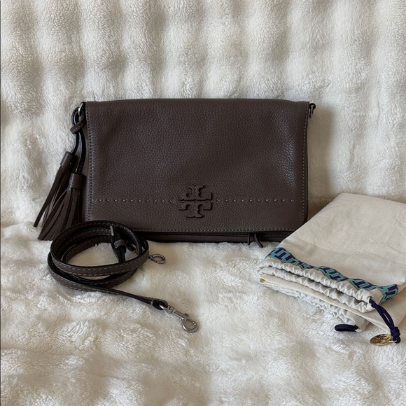 Tory Burch Handbags - Tory Burch McGraw Fold-Over Crossbody Bag